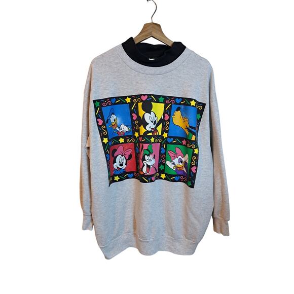 Disney Sweaters - Vintage Disney Made in USA Micky Unlimited Land n Sea Women's Sz L